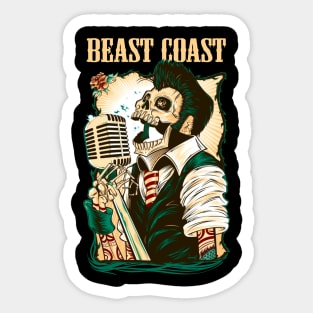 BEAST COAST RAPPER Sticker